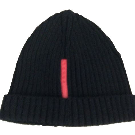 prada hat canada|Prada wooly hat.